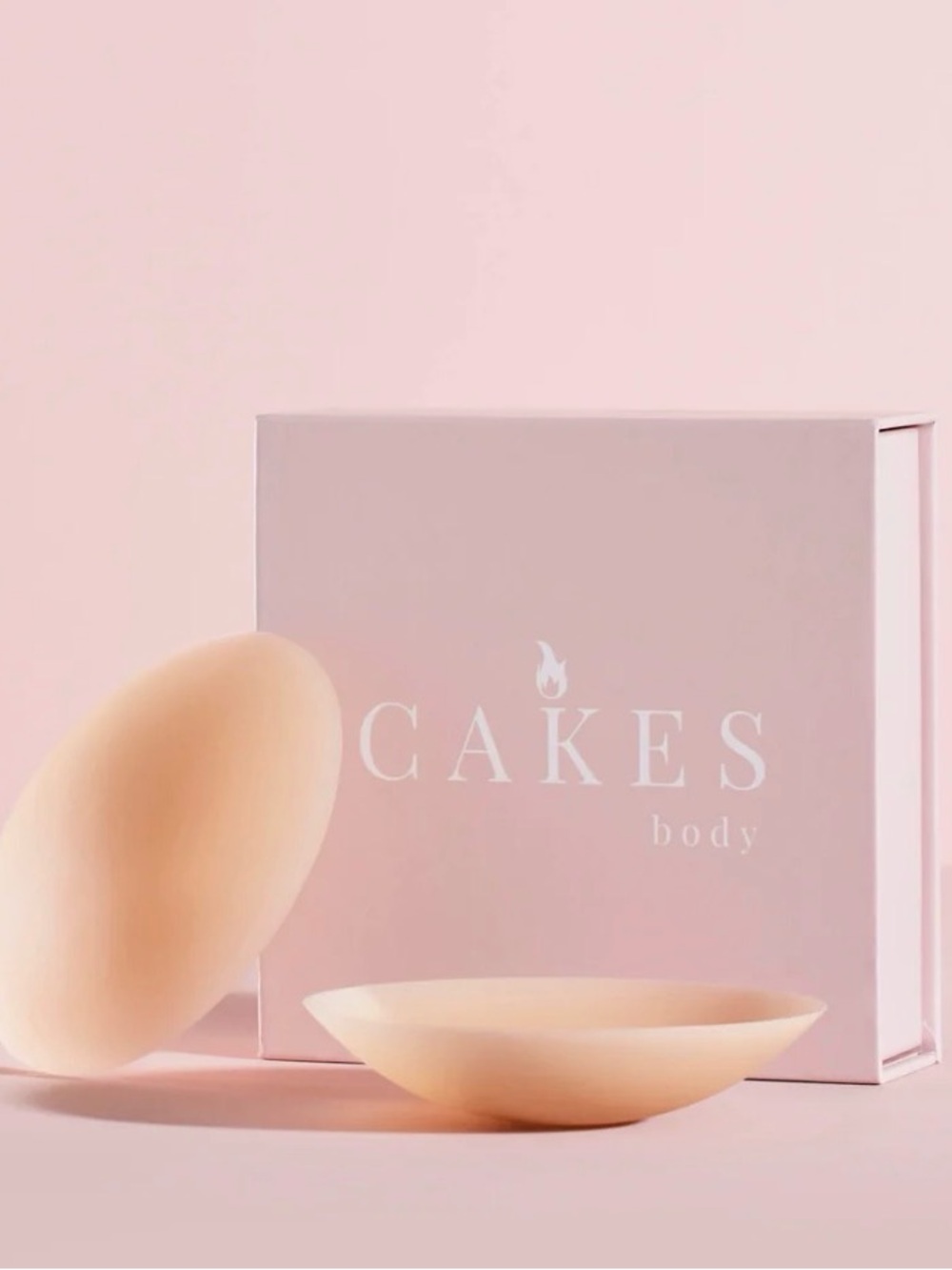 CAKES Body Nude Silicone Nipple Covers - Reusable Adhesive Pasties